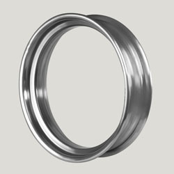 4" x 19" Rolled Edge Carbon Steel Rim